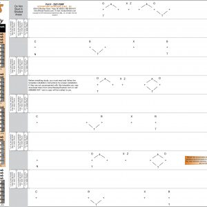 2.52 Pitch Two-Ply Tracks Template